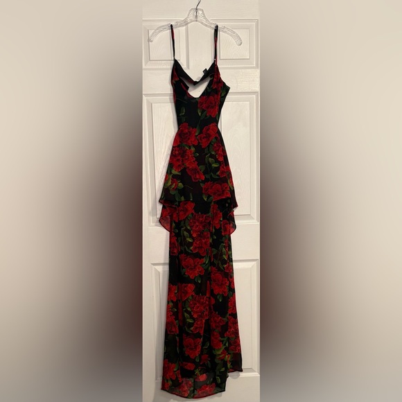 Forever 21 Dresses & Skirts - Sale! Forever 21 Red and Black Floral Maxi Dress